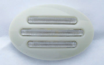 Small Marker Flatline Paintable Clear Amber LED, (13 Diodes)
