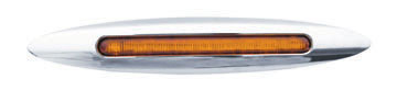 Slim Marker Flatline Amber LED, (9 Diodes)