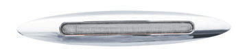Slim Marker Flatline Clear Amber LED, (9 Diodes)