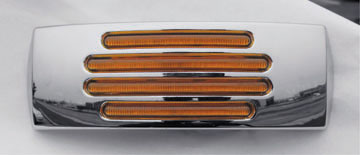 2inch X 6inch Flatline Amber Trailer LED, (22 Diodes)