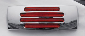 2inch X 6inch Flatline Red Trailer LED, (22 Diodes)