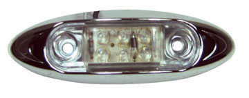 Small Infinity Clear Amber LED, (6 Diodes)