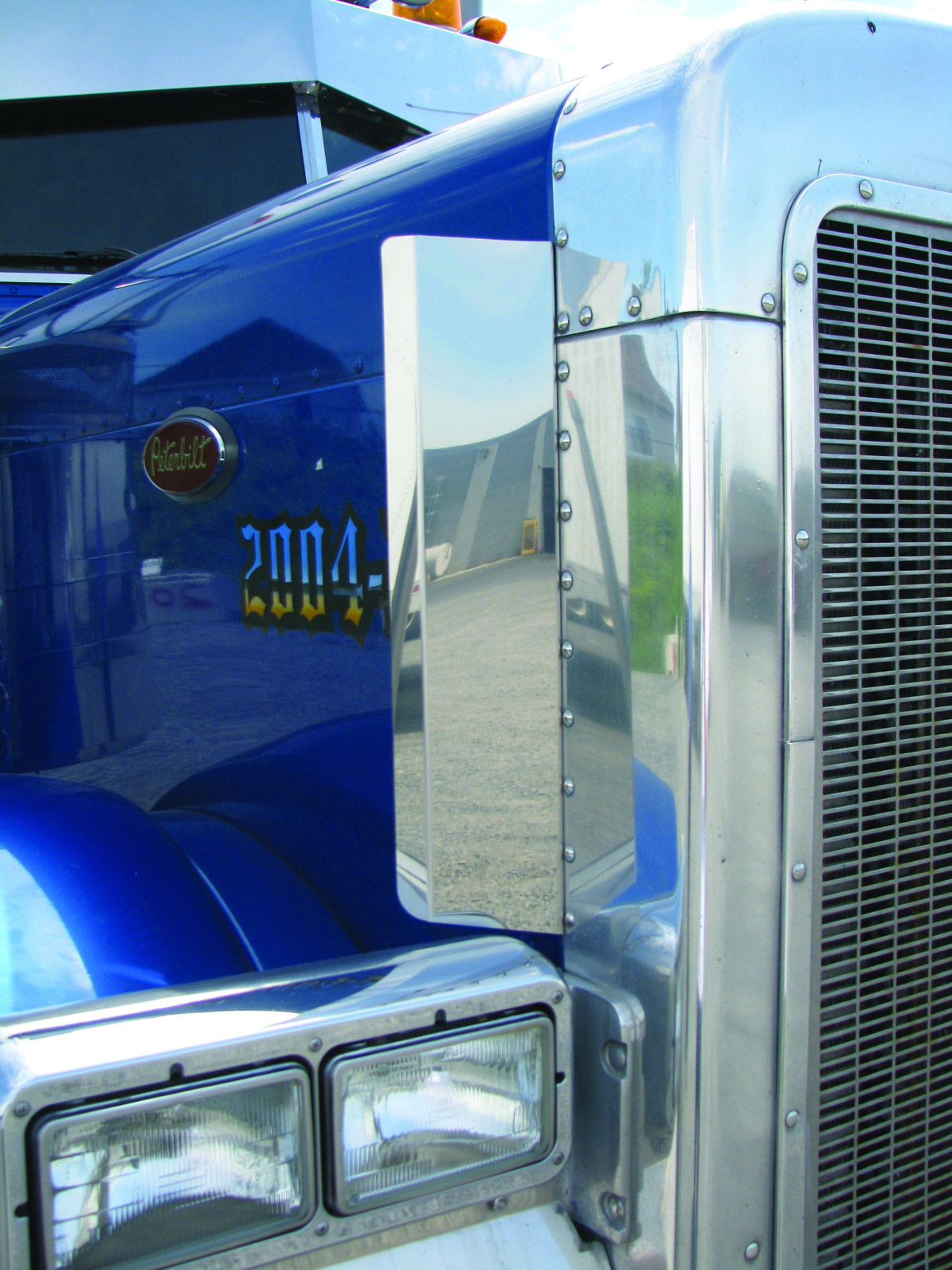 20 1, 4inch Long Peterbilt, 379 Grill Deflector, (1995-2007)