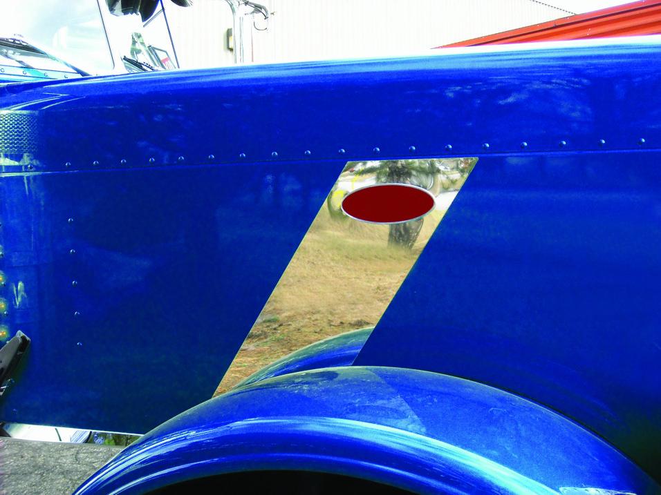 Peterbilt, 389 Hood Emblem, Stripe Accent