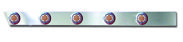 Peterbilt, 379 Cab Panel with 10 X 2inch Flatline LED & Bezels
