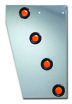 Peterbilt, 379 Cowl Panel with 8 X 2inch LED & Bezels