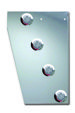Peterbilt, 379 Cowl Panel with 8 X 2inch Clear Flatline LED & Bezels
