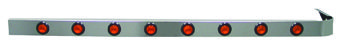Peterbilt, 379 70inch Sleeper Panel with 16 X 2inch LED & Bezels