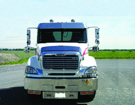 16inch Freightliner, Columbia & Century Class Mid Roof Sunvisor, (2005+)
