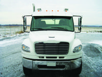 12 1, 4inch Freightliner, Business Class M2 112 Flat Top Sunvisor, (2003, 2006)