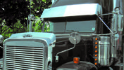 16inch Freightliner, Condo Sunvisor with 10x2inch Light Holes, (1991+)