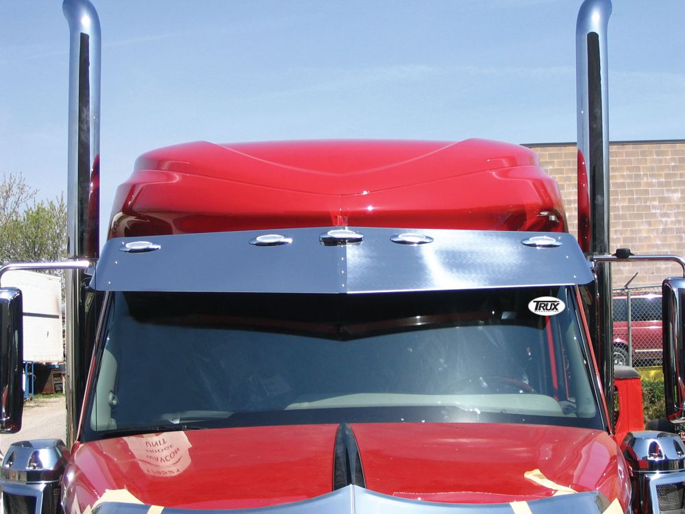 12 1, 2 International, Lonestar Sunvisor with 5 Infinity LED