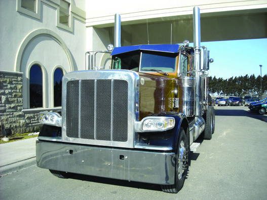 13 Bowtie Boltless Peterbilt, 379 Standard Cab Sunvisor, (2005, 2007)