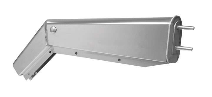 30 45? Mudflap Hanger with 1 1, 8inch Spacing, Stainless Steel