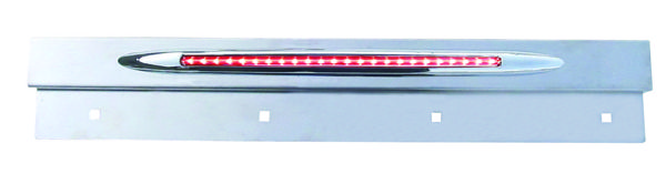 Flap Light Bar with 1 Clear Flatline LED, (Pair)