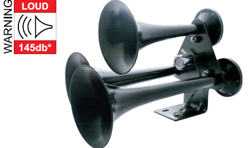 Black Economy 3 Trumpet Train Horn