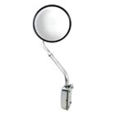Stainless Steel Hood Mount Mirror 8 1/2 inch  Hood Mount Mirror