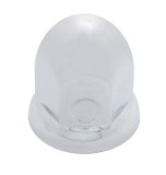 Chrome Economy 1 1/2" X 2" Nut Lug Cover W/ Flange