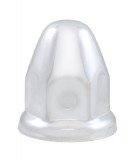 Chrome 1 1/2" X 2 1/4" Bullet Lug Nut Cover W/O Flange