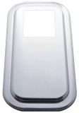 Stainless Steel Peterbilt Shift Plate Cover - Extended Hood