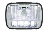 5 High Power Led 5" X 7" Crystal Headlight