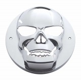 Chrome 2" Light Skull Bezel