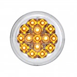 15 Amber Led 2 3/8" Harley Turn Signal - Clear Lens
