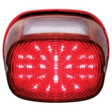 29 Red Led Harley Motorcycle Tail Light With 4 White Led License Light