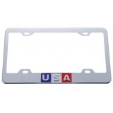 Chrome Usa License Frame