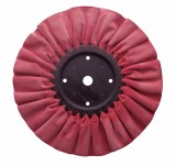 10" Red Tough/Hard Buffing Pad - 16 5/8 Ply. & 1/2" Arbor