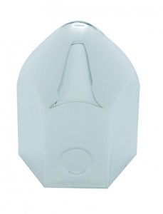 Chrome 1 1/2" X 2 1/4" Pointed Lug Nut Cover