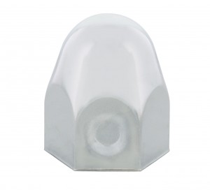 Chrome 1 1/2" X 2" Bullet Lug Nut Cover