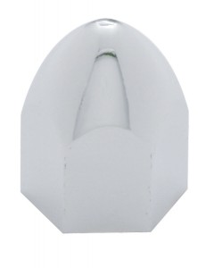 Chrome Plastic 7/16" X 3/4" Bullet Nut Cover