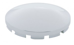 Chrome Plastic Front Axle Cover Dome Hub Cap