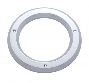 Chrome Plastic 4" Bezel W/O Visor