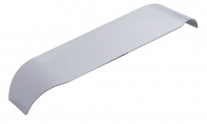 Stainless Steel 4" Oval Light Visor