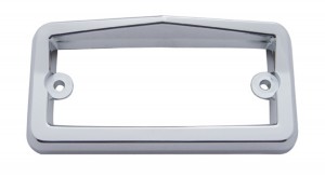Chrome Plastic Freightliner Cab/Sunvisor Bezel