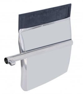 (2/Bulk) Stainless Steel Economy 24" W X 24" L Quarter Fender - Tube Bracket