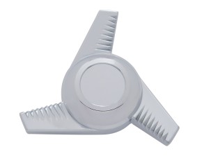 Chrome Plastic Spinner - 3 Bar Right Swing