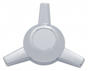 Chrome Plastic Spinner - 3 Bar Straight