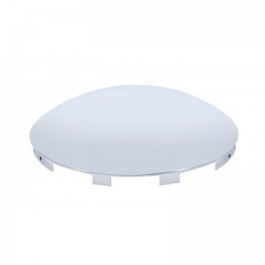 Stainless Steel Universal Dome Front Hub Cap - 7/16" Lip