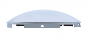 Stainless Steel 7/16" Lip 6 Uneven Notch Front Dome Cap