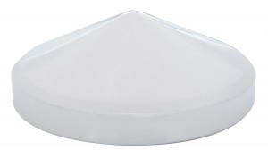 Stainless Steel 7 1/2" Rear Pointed Hub Cap