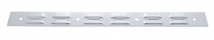 Stainless Steel 2"L X 24"W Louvered Top Mud Flap Plate - Bolt Thru