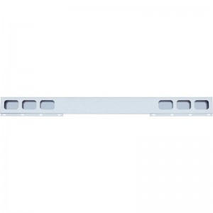 Stainless Steel 94" 1 Piece Rear Light Bar W/ 6 Rectangular Light Cutouts