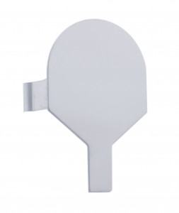 (2/Card) Stainless Steel Mud Flap Hanger End Plug