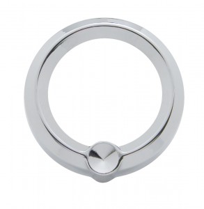 Chrome Plastic Freightliner Small Gauge Cover W/ D