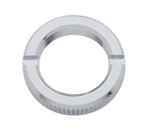 Chrome Air Window/ Door Lock Nut - Peterbilt