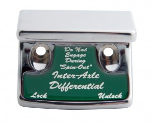 Chrome Plastic Freightliner Switch Guard W/ Glossy