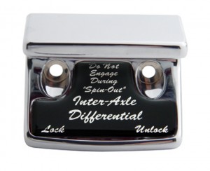 Chrome Plastic Freightliner Switch Guard W/ Glossy